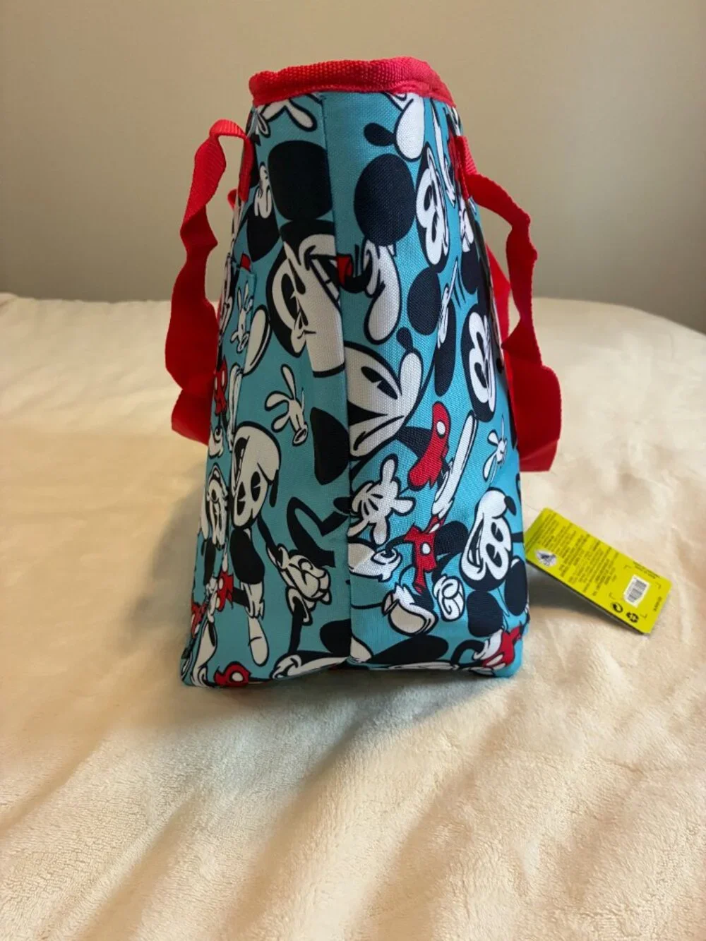 Disney Store Mickey Mouse Insulated Cooler Tote Lunch Bag NWT